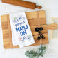 Mahjong Waffle Weave Towel | Mahjongg themed Towel | Mahjong-themed Gift for Kitchen | Mahjong Party Gift | Hostess Gift