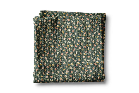 Fall Floral Waffle Weave Kitchen Towel Autumn Flower Boho