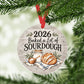 2026 Baked a Lot of Sourdough Christmas Ornament Baker Tree