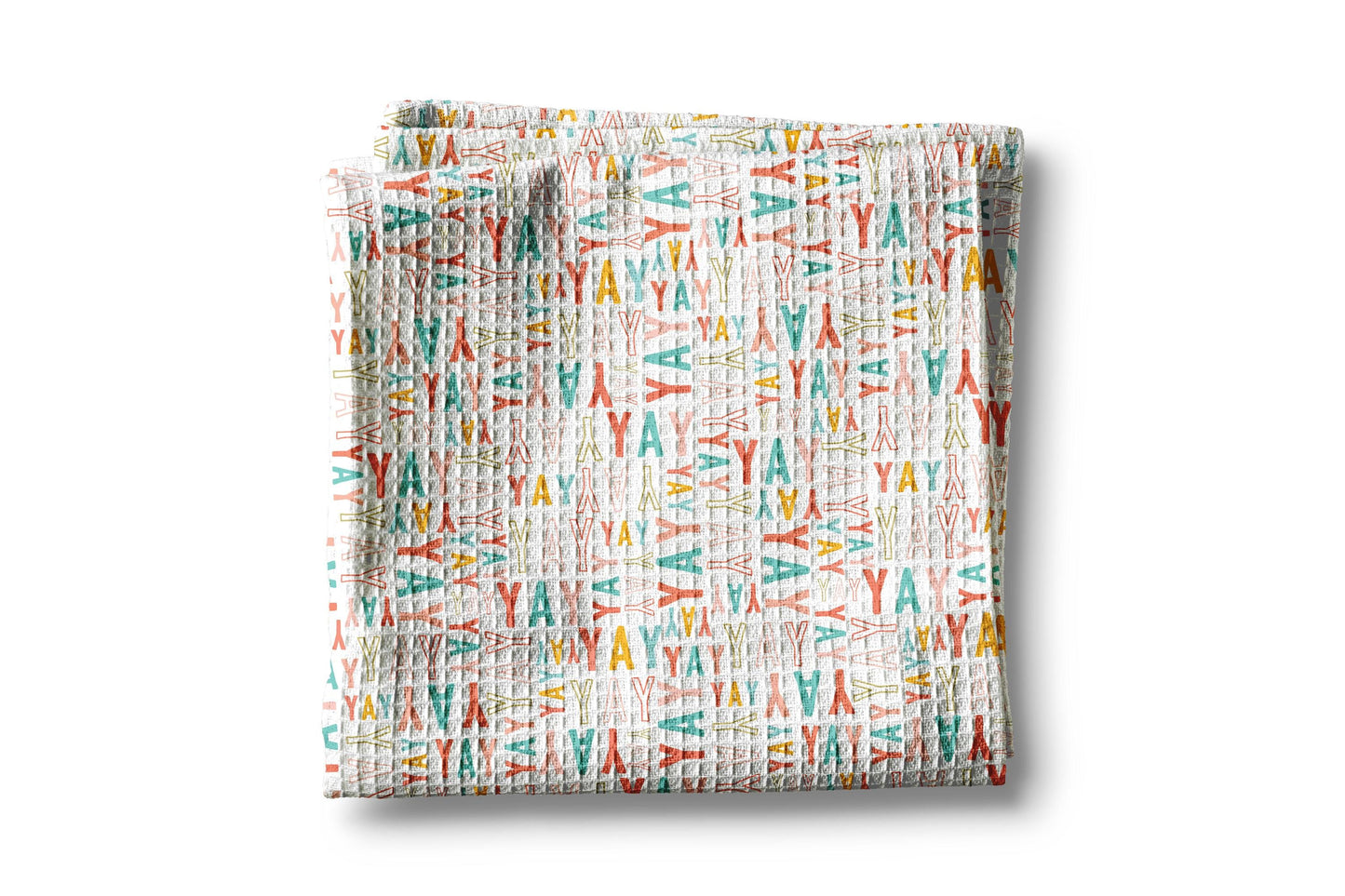 Yay Celebration Kitchen Towel – Congratulations Celebration Birthday, Anniversary, Waffle Weave, Party Gift, 16x24" Towel