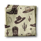 Western Horse Boots Cowboy Hat Cactus Kitchen Towel Waffle