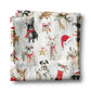 Dog Christmas Pet Puppy Holiday Preppy Kitchen Towel Waffle