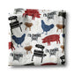 Fathers Day BBQ Grilling Kitchen Towel Butcher Meat Cooking