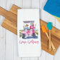 Gone Golfing Golf Cart Towel | Funny Golf Kitchen Towel | Golf Player Gift | Golf Bag Accessory | Country Club Decor | Retirement Gift