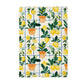 Lemon Plaid Citrus Summer Fruit Market Kitchen Towel Waffle