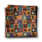 Halloween Patchwork Fall Ghost Collage Kitchen Towel Waffle