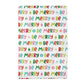 Be Merry Christmas Whimsical Preppy Kitchen Towel Waffle