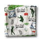 Fathers Day Golf Kitchen Towel Gift Best Dad Sport Golfer "Best Dad By Par"