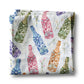 Champagne Chinoiserie Floral Preppy Colorful Kitchen Towel