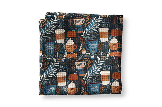 Sweater Weather Coffee Mugs Fall Kitchen Towel Waffle