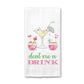 Mahjong Happy Hour Dish Towel | Mahjong-themed Towel | Mahjong-themed Gift for Kitchen | Mahjong Party Gift | Hostess Gift