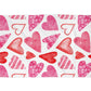 Valentine Kitchen Towel XOXO Galentine Valentine's Day Gift Red Pink February Heart Decor Dish Kitchen