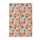 Tomato Vegetable Farmers Market  Waffle Weave Kitchen Towel