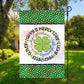 St Patricks Day Garden Flag – Irish Shamrock Yard Decor | RV Camping Outdoor Banner