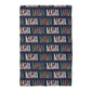 Navy Floral Mama Kitchen Towel Mother's Day Gift Waffle Mom