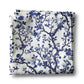 Chinoiserie Branches Floral Kitchen Towel Blue White Spring