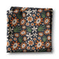 Boho Fall Floral Waffle Weave Kitchen Towel Autumn Daisy