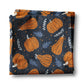 Navy Pumpkin Autumn Foliage Fall Farm Kitchen Towel Waffle