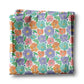 Bright Floral Retro Spring Flower Kitchen Towel Waffle Teal