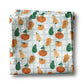Plaid Pumpkin Chinoiserie Fall Coastal Kitchen Towel Waffle