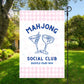 Mahjong Flag Social Club Mahj Garden White Outdoor Decor