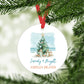 Custom City State Metal Ornament Beach Christmas Decor Coast