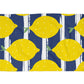 Lemon Stripe Citrus Summer Fruit Market Kitchen Towel Waffle