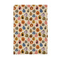 Pumpkin Retro Halloween Fall Kitchen Towel Waffle Weave