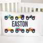 Monster Truck Personalized Standard Pillowcase | Custom Truck Pillow Cover | Boy Room Decor | Nursery Decor