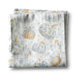 Blue Pumpkin Chinoiserie Fall Coastal Kitchen Towel Waffle