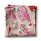 Western Cowgirl Valentine Kitchen Towel XOXO Galentine Valentine's Day Gift Red Pink February Heart Decor Dish Kitchen