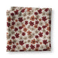 Rust Red Ditsy Wildflower Kitchen Towel Waffle
