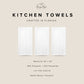 Garden Plaid Vegetable Planting Kitchen Towel Waffle Plant