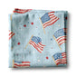 American Flag Kitchen Towel: 4th of July Waffle Weave