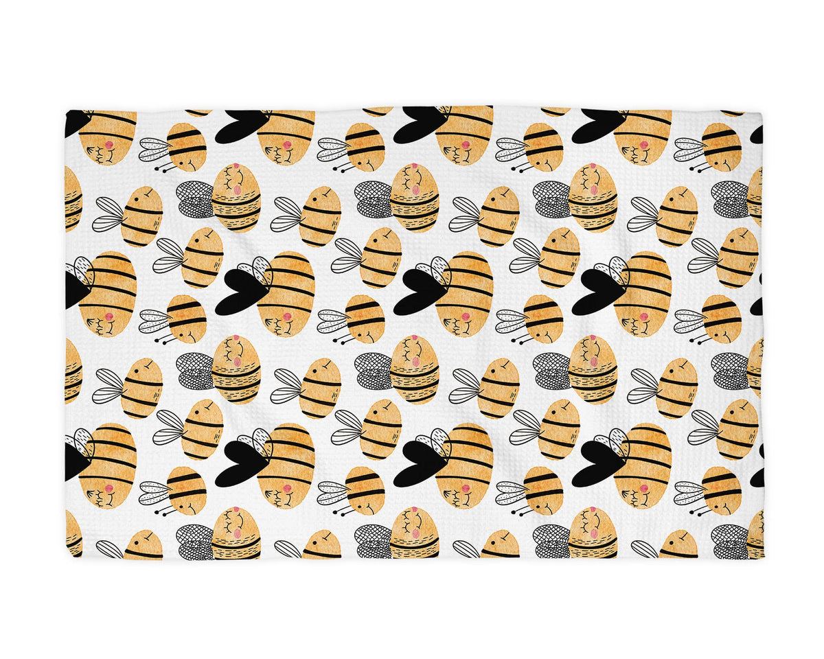 Honey Apiary Bee Farmer Beekeeper Kitchen Towel Dish Hive