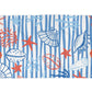Nautical Seashell Preppy Anchor Beach Ocean Kitchen Towel