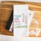 Mahjong Waffle Weave Towel | Mahjongg themed Towel | Mahjong-themed Gift for Kitchen | Mahjong Party Gift | Hostess Gift