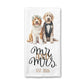 Mr & Mrs Doodle Dog Kitchen Towel Wedding Engagement Gift