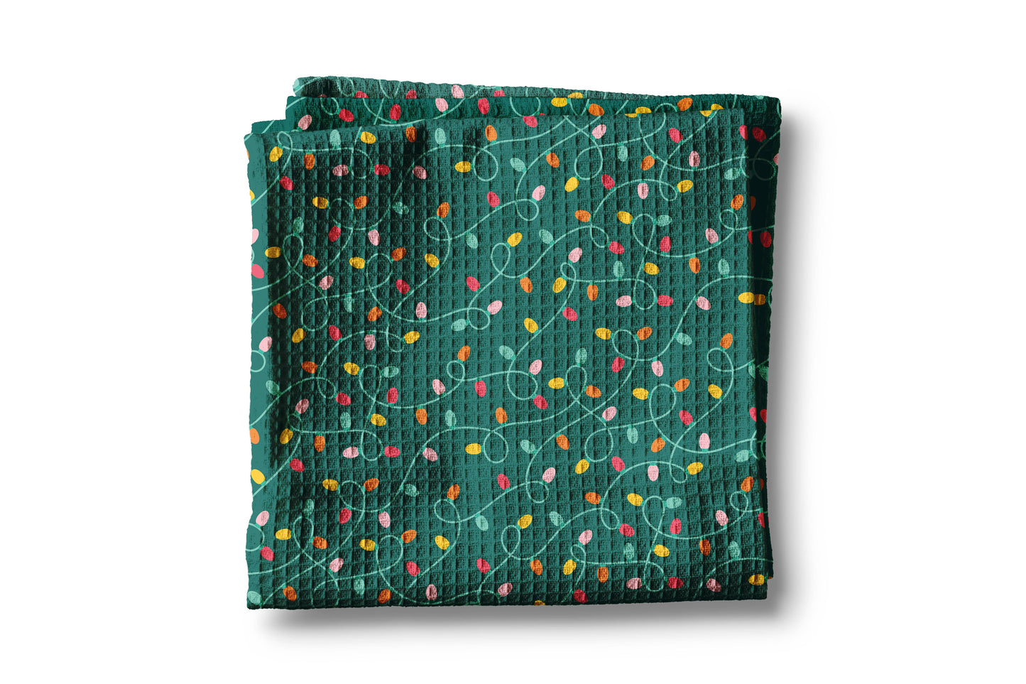 Christmas 2025 Light Festive Color Towel Holiday Home Decor