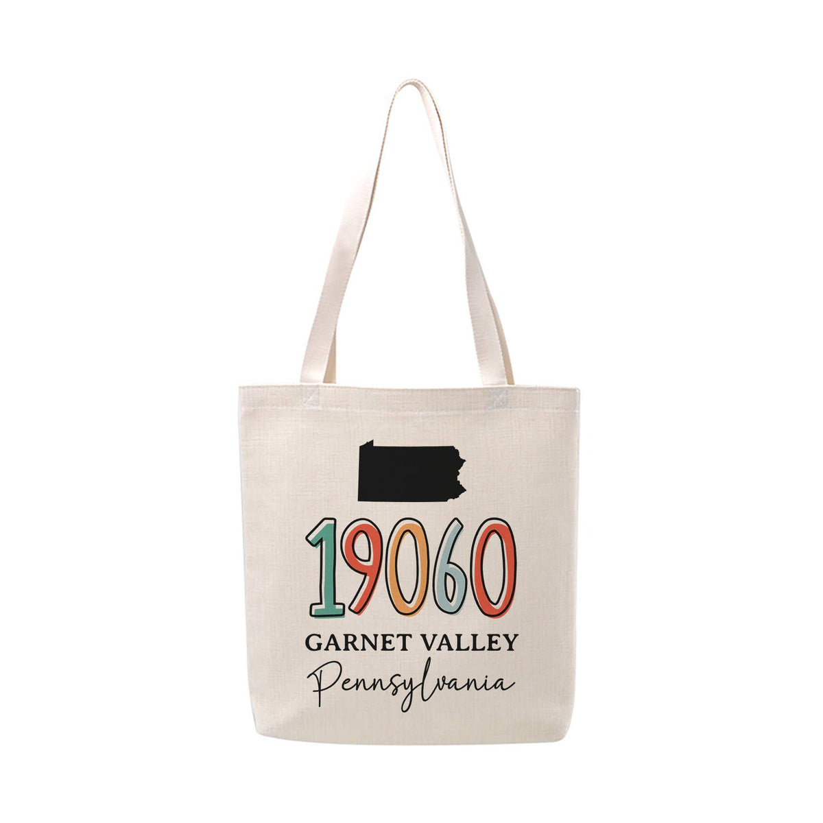Custom City State Zip Tote Bag Gifts Shopping Market Women