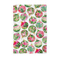 Christmas Pink Tropical Beach Preppy Kitchen Towel Waffle