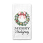 Merry Mahjong Dish Towel | Mahjong-themed Towel | Mahjong-themed Gift for Kitchen | Mahjong Party Gift | Hostess Gift