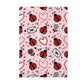 Ladybug Valentine Heart Galentine Kitchen Towel Waffle