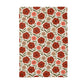 Fall Crimson Boho Floral Botanic Foliage Kitchen Towel