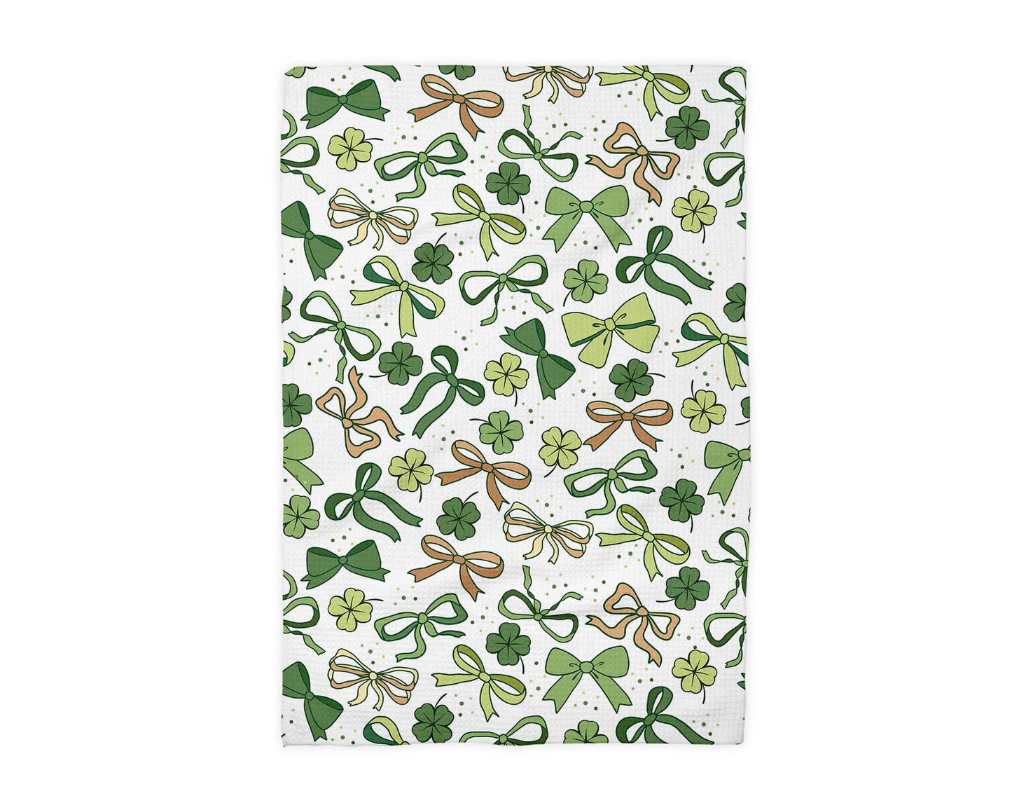 Shamrock Irish Kitchen Towel St Patrick's Day Decor Lucky