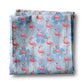 Flamingo Palm Coastal Beach Floral Kitchen Towel Waffle
