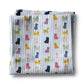 Dog Colorful Grandmillennial Kitchen Towel Blue Preppy