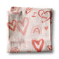 Valentine Kitchen Towel XOXO Galentine Valentine's Day Gift Red Pink February Heart Decor Dish Kitchen