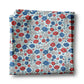 USA Patriotic 4th Floral Red White Kitchen Towel Waffle
