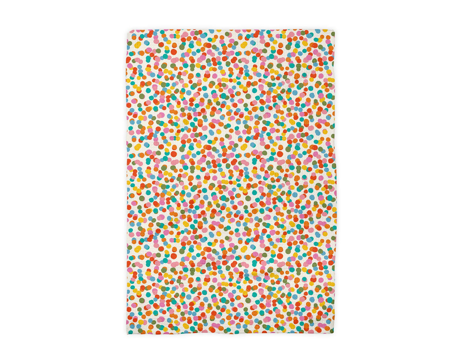 Confetti Dots Birthday Yay Congrats Preppy Kitchen Towel